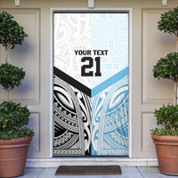 New Zealand-Fiji Football Custom Door Cover Together Go Champions - Polynesian Pride