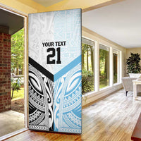 New Zealand-Fiji Football Custom Door Cover Together Go Champions - Polynesian Pride