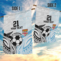 New Zealand-Fiji Football Custom Garden Flag Together Go Champions