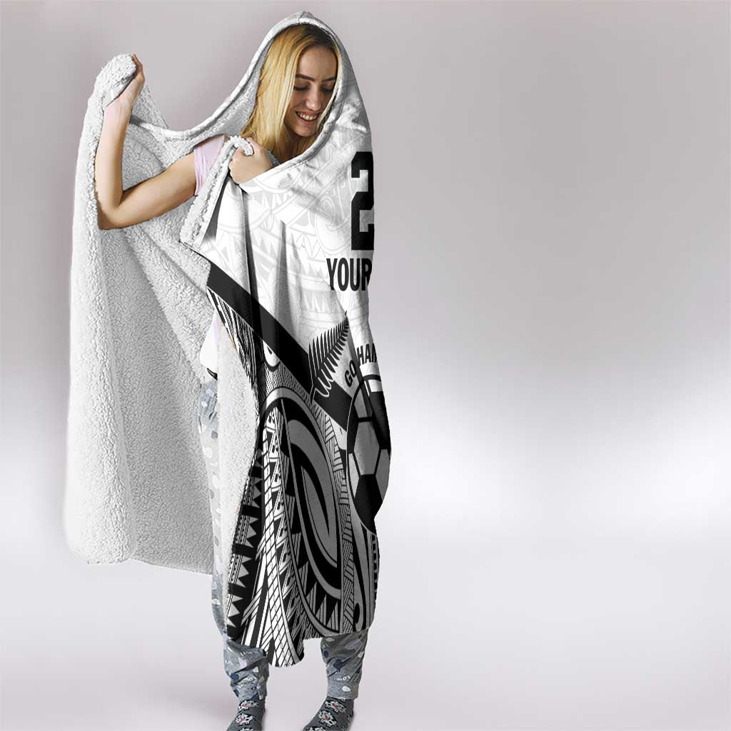 New Zealand-Fiji Football Custom Hooded Blanket Together Go Champions