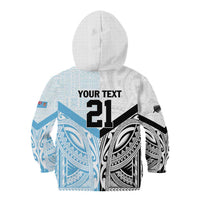 New Zealand-Fiji Football Custom Kid Hoodie Together Go Champions