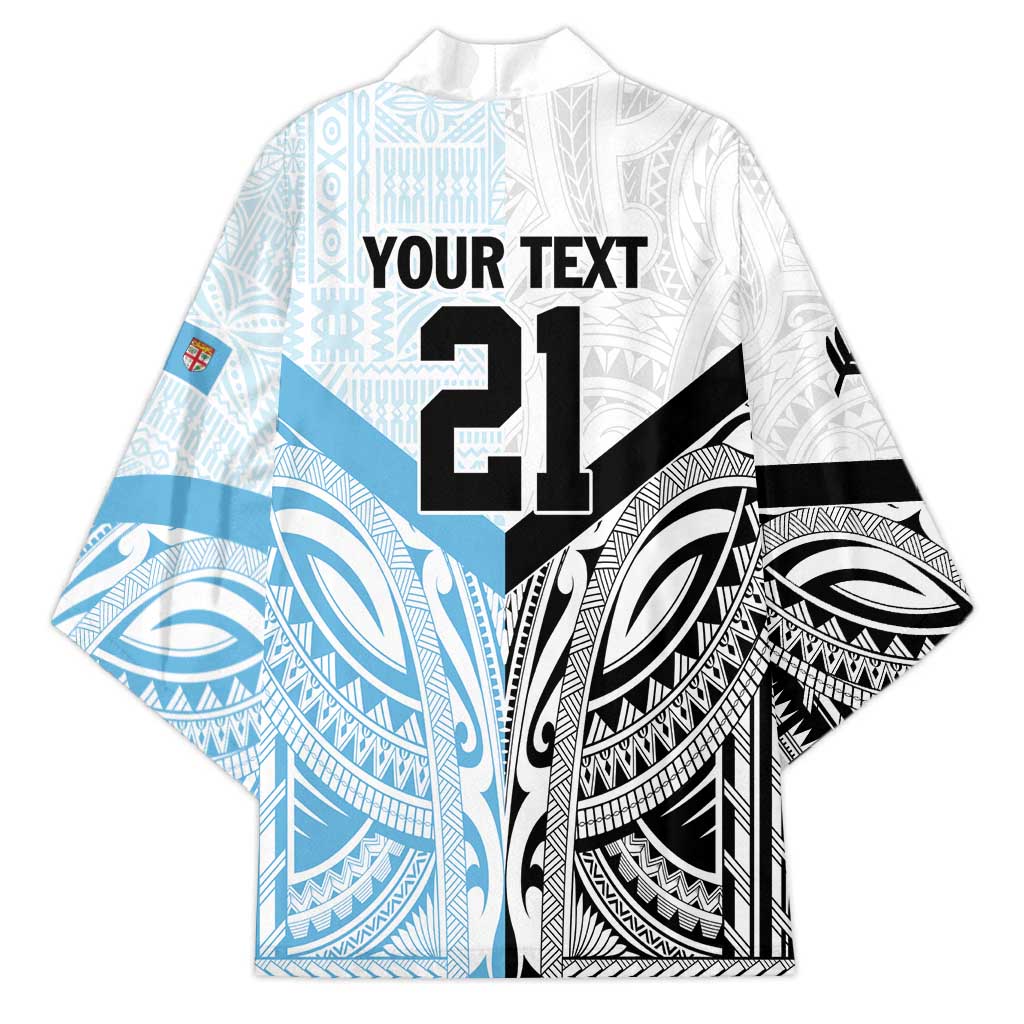 New Zealand-Fiji Football Custom Kimono Together Go Champions - Polynesian Pride