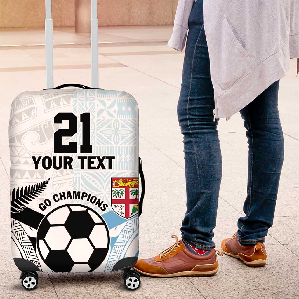 New Zealand-Fiji Football Custom Luggage Cover Together Go Champions