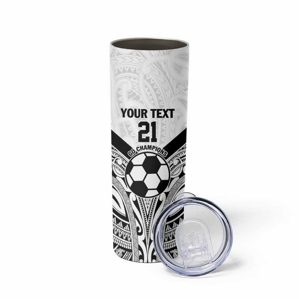 New Zealand-Fiji Football Custom Skinny Tumbler Together Go Champions