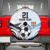 New Zealand-Fiji Football Custom Spare Tire Cover Together Go Champions