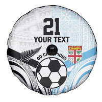 New Zealand-Fiji Football Custom Spare Tire Cover Together Go Champions