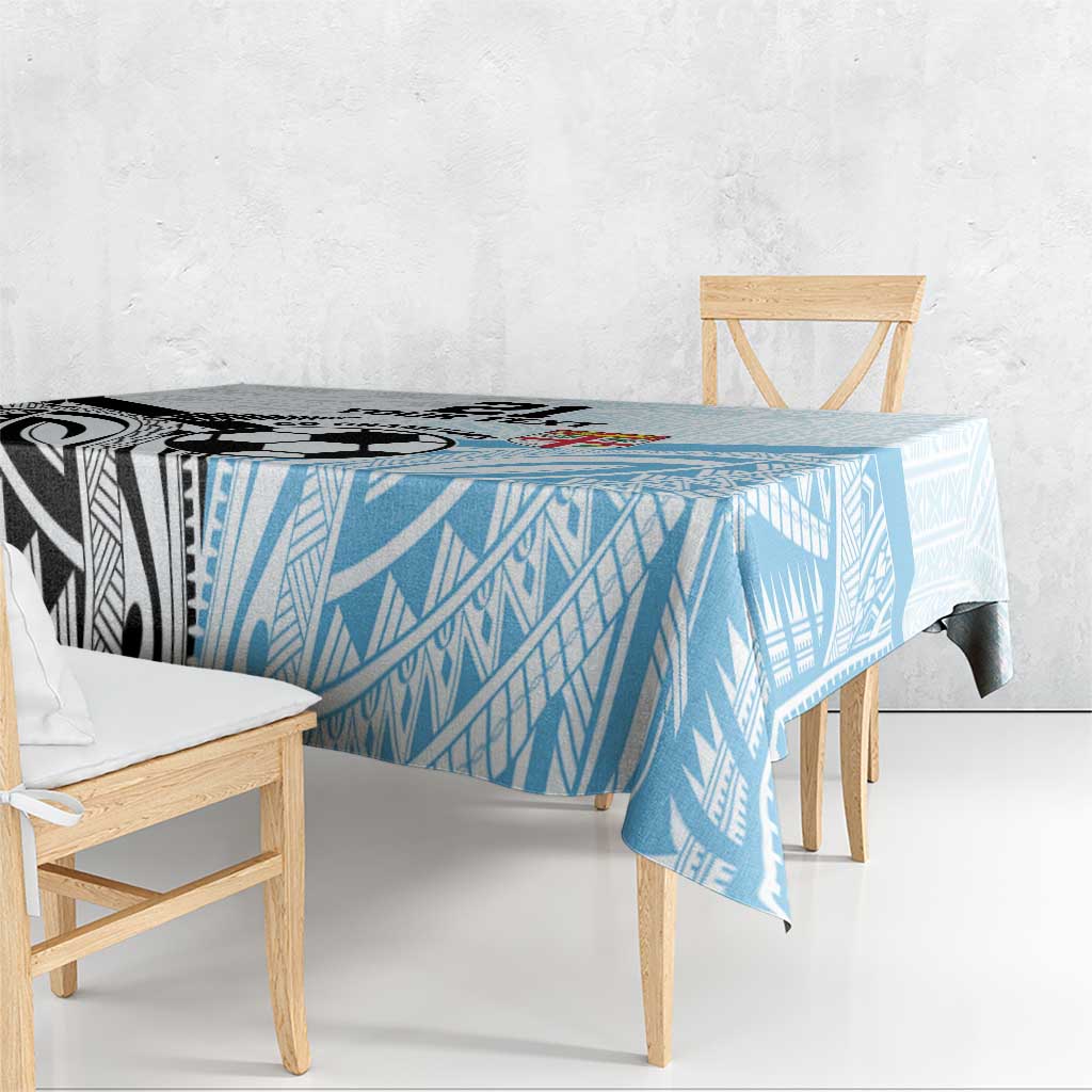 New Zealand-Fiji Football Custom Tablecloth Together Go Champions