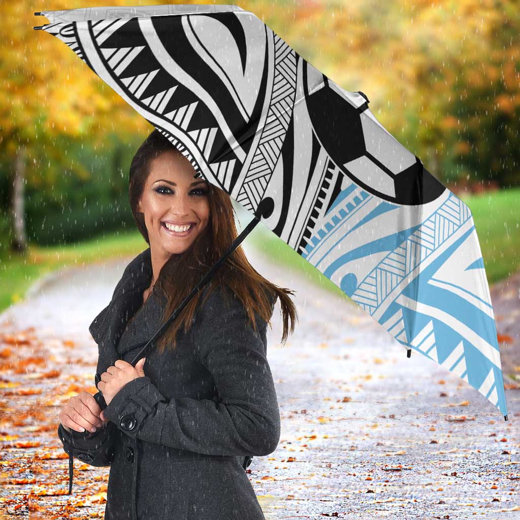 New Zealand-Fiji Football Custom Umbrella Together Go Champions - Polynesian Pride
