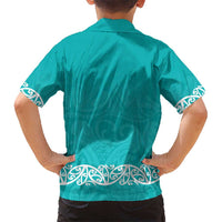 New Zealand Nurses Week Hawaiian Shirt Maori Kowhaiwhai Cyan Tribal LT9 - Polynesian Pride