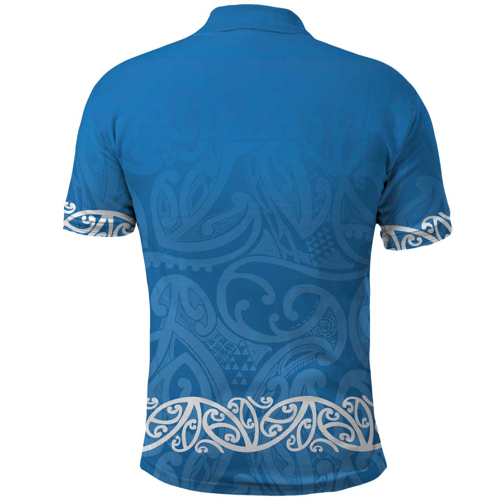 New Zealand Nurses Week Polo Shirt Maori Kowhaiwhai Blue Tribal LT9 - Polynesian Pride