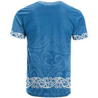 New Zealand Nurses Week T Shirt Maori Kowhaiwhai Blue Tribal LT9 - Polynesian Pride