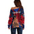 Custom Polynesian Samoa Independence Day Off Shoulder Sweater Polynesian Pacific Tribal LT9 - Polynesian Pride