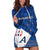 (Custom Text And Number) New Zealand Cricket Hoodie Dress Auckland Aces Sporty Style LT9 Blue - Polynesian Pride