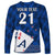 (Custom Text And Number) New Zealand Cricket Long Sleeve Shirt Auckland Aces Sporty Style LT9 - Polynesian Pride