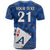 (Custom Text and Number) New Zealand Cricket T Shirt Auckland Aces Sporty Style LT9 - Polynesian Pride