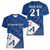 (Custom Text And Number) New Zealand Cricket Women V Neck T Shirt Auckland Aces Sporty Style LT9 - Polynesian Pride