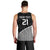 (Custom Text And Number) New Zealand Cricket Men Tank Top Black Cap Sporty Style No1 LT9 - Polynesian Pride