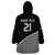 (Custom Text And Number) New Zealand Cricket Wearable Blanket Hoodie Black Cap Sporty Style No1 LT9 - Polynesian Pride