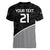 (Custom Text And Number) New Zealand Cricket Women V Neck T Shirt Black Cap Sporty Style No1 LT9 - Polynesian Pride