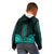 African Dashiki Kid Hoodie With Polynesian Pattern - Teal LT9 - Polynesian Pride