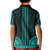 African Dashiki Kid Polo Shirt With Polynesian Pattern - Teal LT9 - Polynesian Pride