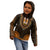 African Dashiki Kid Hoodie With Polynesian Pattern - Gold LT9 - Polynesian Pride