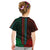 African Dashiki Kid T Shirt With Polynesian Pattern - Half Green and Red LT9 - Polynesian Pride