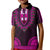 African Dashiki Kid Polo Shirt With Polynesian Pattern - Pink LT9 Kid Pink - Polynesian Pride