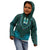 African Dashiki Kid Hoodie With Tapa Pattern - Teal LT9 - Polynesian Pride