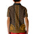 African Dashiki Kid Polo Shirt With Tapa Pattern - Gold LT9 - Polynesian Pride