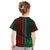 African Dashiki Kid T Shirt With Tapa Pattern - Half Green and Red LT9 - Polynesian Pride