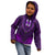 African Dashiki Kid Hoodie With Tapa Pattern - Purple LT9 - Polynesian Pride