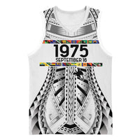 Independen Stet bilong Papua Niugini 1975 Basketball Jersey White Tribal Papua New Guinea Province Flag LT9 Unisex White - Polynesian Pride