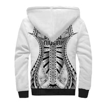 Independen Stet bilong Papua Niugini 1975 Sherpa Hoodie White Tribal Papua New Guinea Province Flag LT9 - Polynesian Pride
