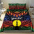 Personalised New Caledonia All Saints Day Bedding Set Candle Light with Polynesian Style