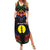 Personalised New Caledonia All Saints Day Summer Maxi Dress Candle Light with Polynesian Style