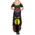 Personalised New Caledonia All Saints Day Summer Maxi Dress Candle Light with Polynesian Style