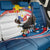 Personalized Filipino-American Back Car Seat Cover The Eight-Rayed Sun with Bald Eagle