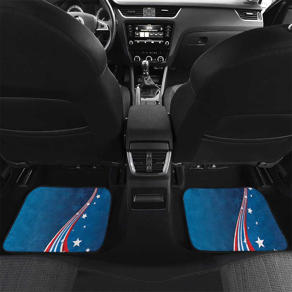 Personalized Filipino-American Car Mats The Eight-Rayed Sun with Bald Eagle