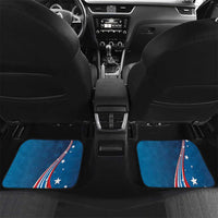 Personalized Filipino-American Car Mats The Eight-Rayed Sun with Bald Eagle
