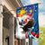 Personalized Filipino-American Garden Flag The Eight-Rayed Sun with Bald Eagle