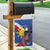 Personalized Filipino-American Garden Flag Philippines Coat Of Arms with Bald Eagle