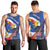 Personalized Filipino-American Men Tank Top Philippines Coat Of Arms with Bald Eagle