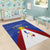 Personalized Pilipinas Eight-Rayed Sun Area Rug Philippines Map With Polynesian Style