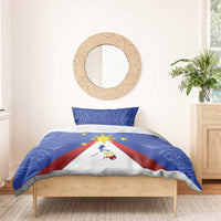 Personalized Pilipinas Eight-Rayed Sun Bedding Set Philippines Map With Polynesian Style LT9 - Polynesian Pride