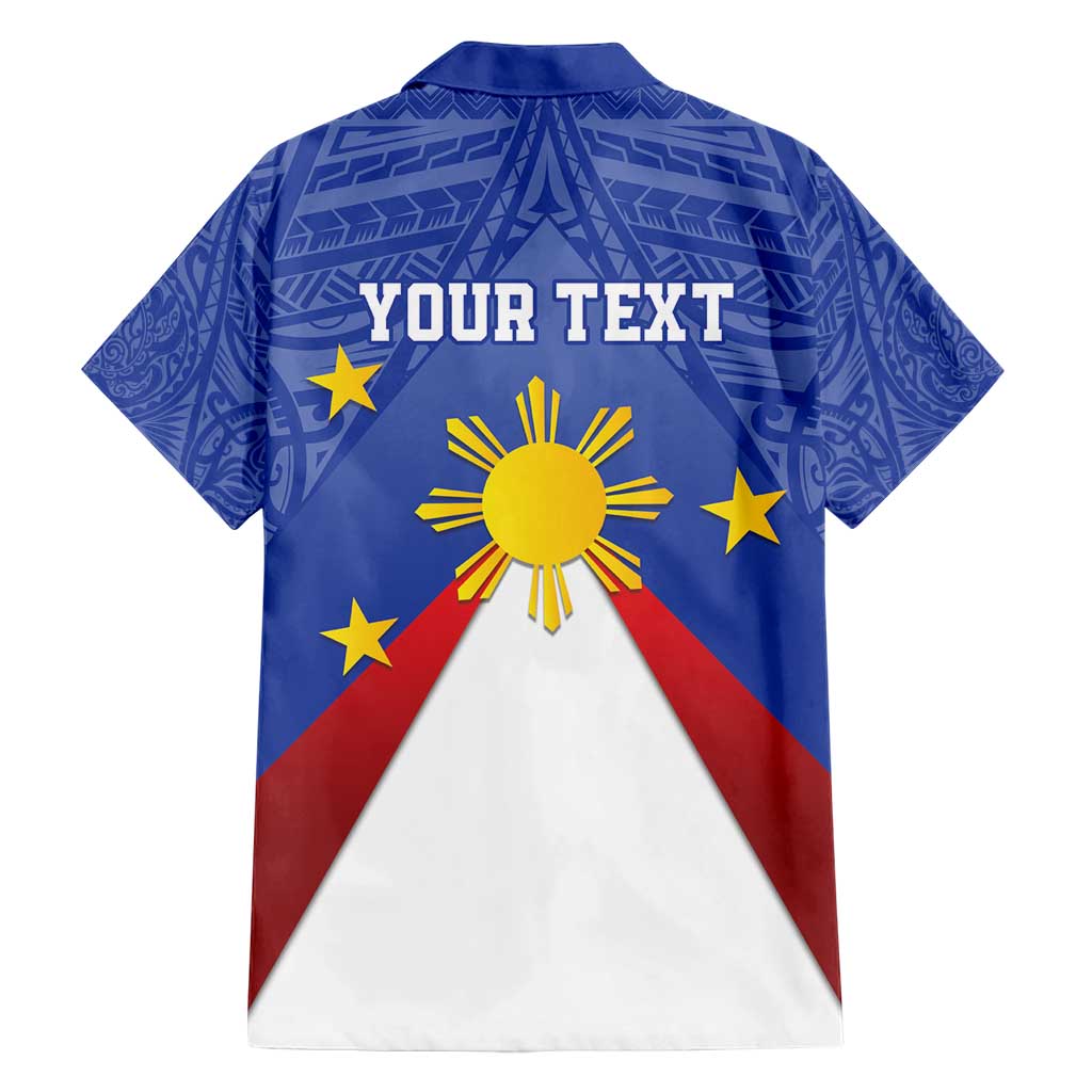 Personalized Pilipinas Eight-Rayed Sun Hawaiian Shirt Philippines Map With Polynesian Style LT9 - Polynesian Pride