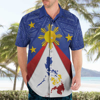 Personalized Pilipinas Eight-Rayed Sun Hawaiian Shirt Philippines Map With Polynesian Style LT9 - Polynesian Pride