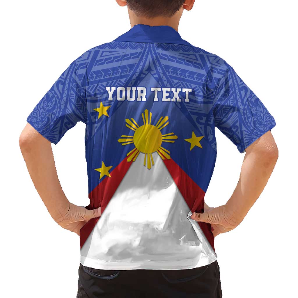 Personalized Pilipinas Eight-Rayed Sun Hawaiian Shirt Philippines Map With Polynesian Style LT9 - Polynesian Pride