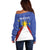 Personalized Pilipinas Eight-Rayed Sun Off Shoulder Sweater Philippines Map With Polynesian Style