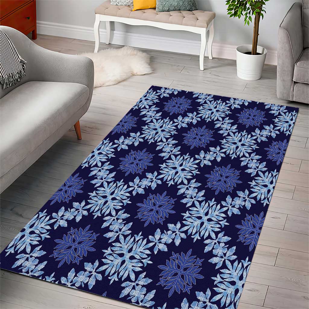 Palaka Hawaiian Quilt Seamless Pattern Area Rug - Polynesian Pride